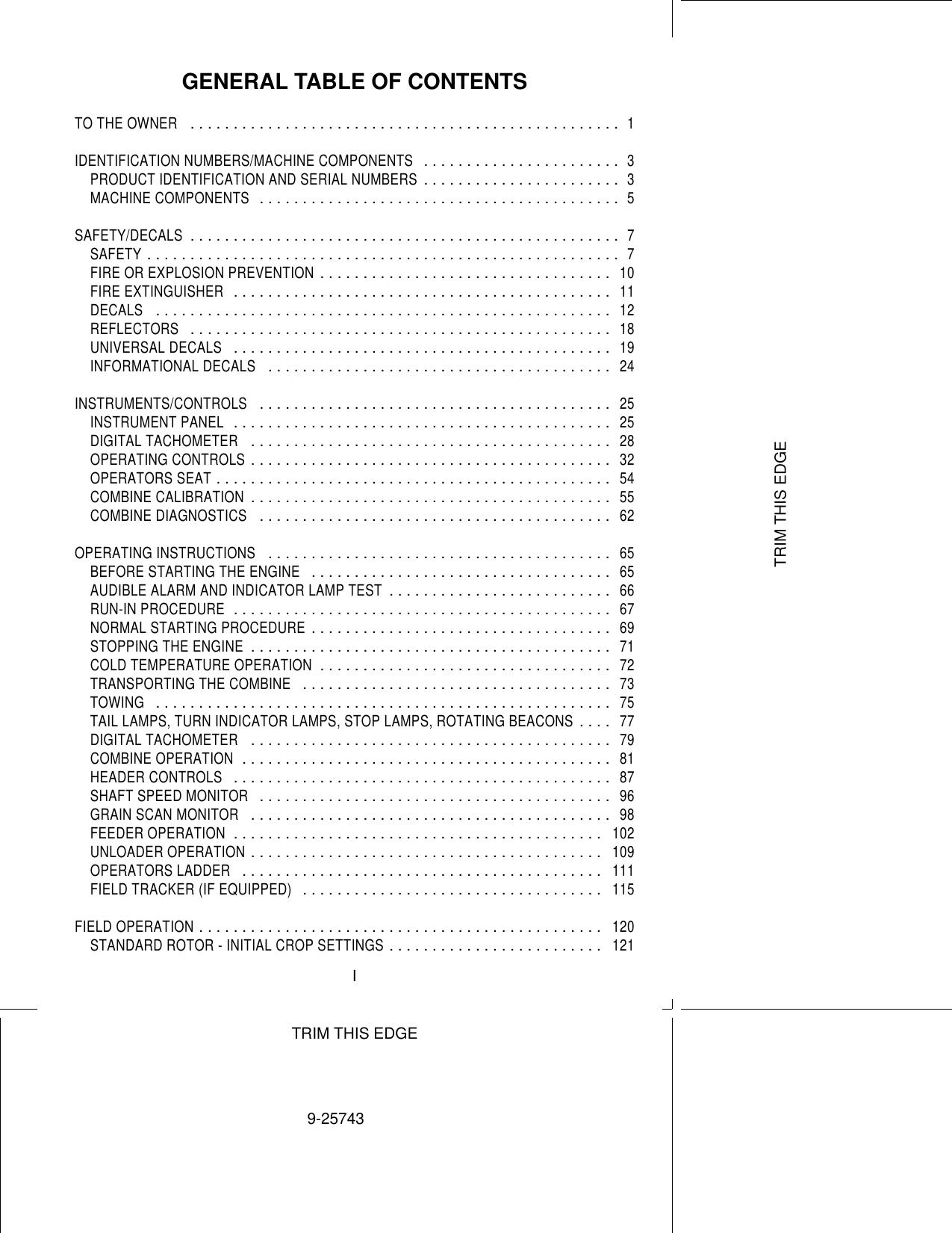 OPER MAN 2188-2388 manual